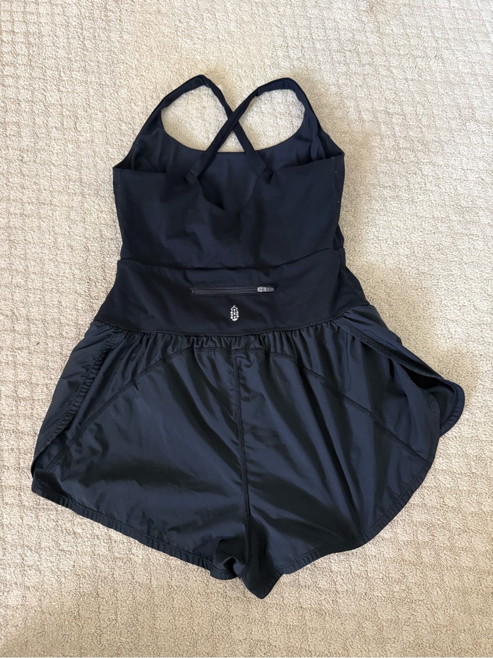 Free People Movement Black Athletic Romper small